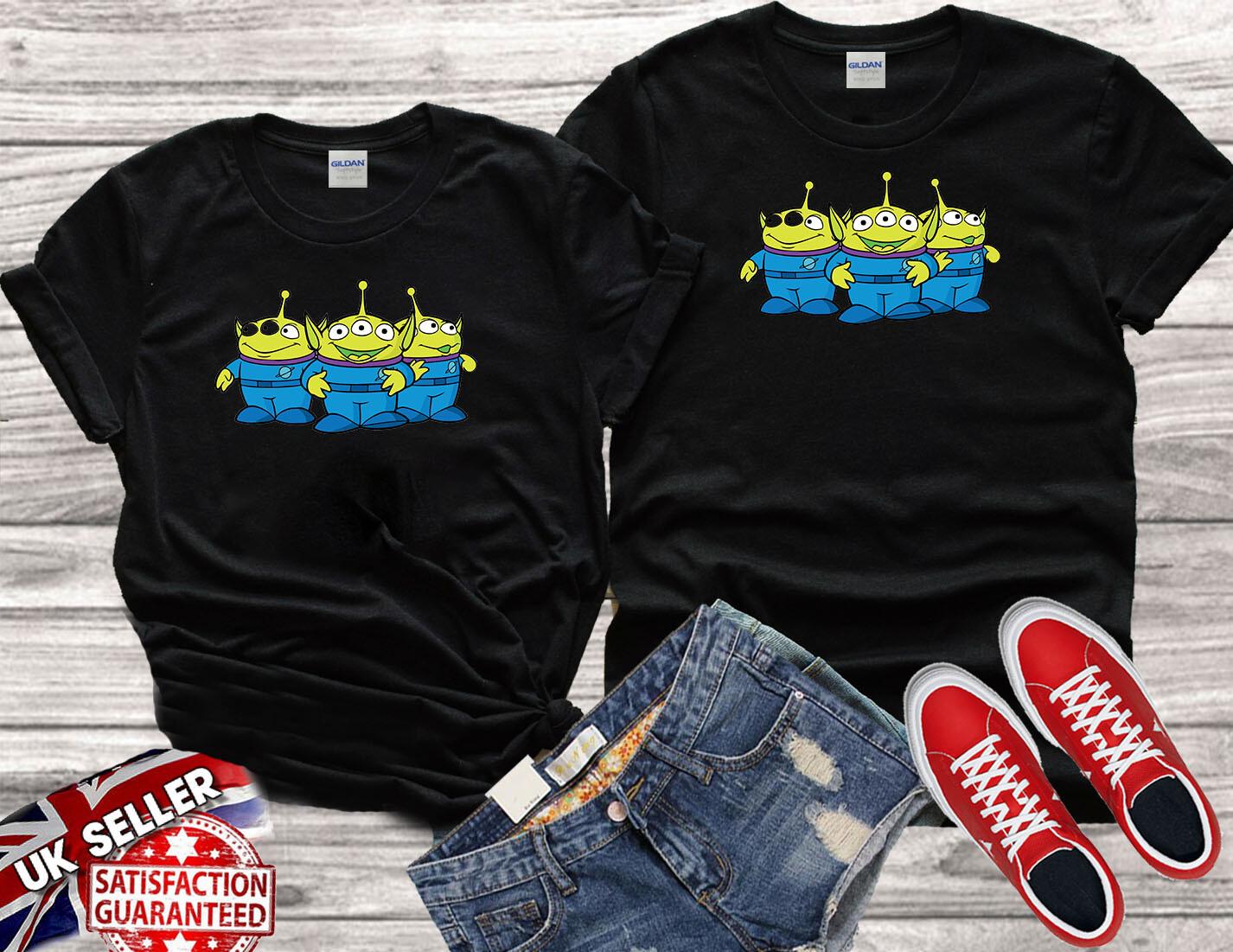Toy Story 4 Three Aliens T-Shirt Mens Womens Tees Top Funny T Shirt Mens Womens Tees Top Men Women Unisex Tshirt V200 XL