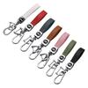 Elegantes geflochtenes Schlüsselband mit Metallschnalle Stilvolles starkes PU-Seil Modisches Schlüsselband für Fahrzeug Motorräder Geschenk