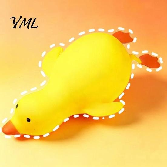 Safe Soft Rubber Fidgets Anti-stress Duck Fidget Toys, Cute Pineapple Peanut Decompression Squeeze Toys for Kids Adults, Fun Novelty Gifts Slow