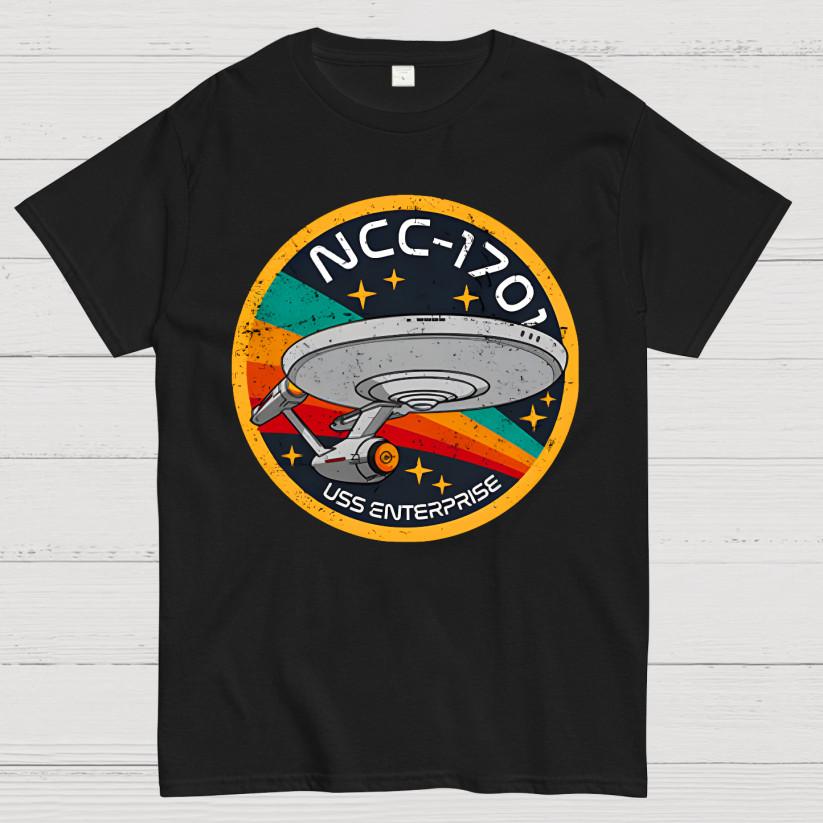 Enterprise NCC1701 T-Shirt S-3XL S разноцветный