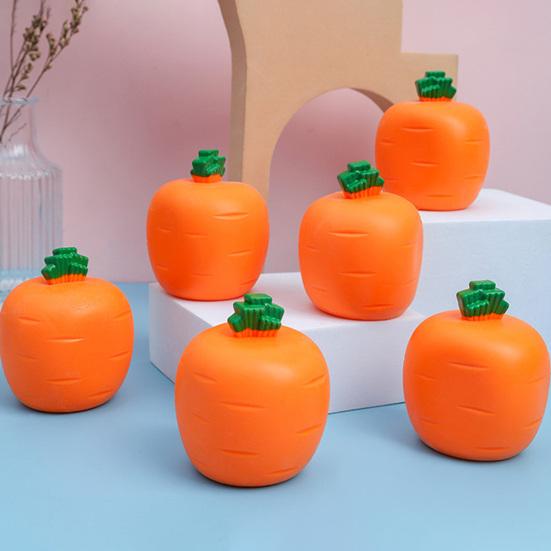 Mini Carrot Doll Soft Cute Squeeze Fidget Toy Squeezing Rabbit Anti-stress Kid Gift