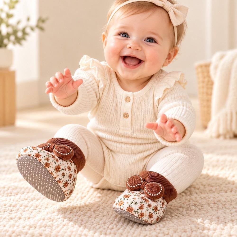 Warm Toddler Snow Boots Corduroy Baby Footwear Cute Newborn Baby Shoes