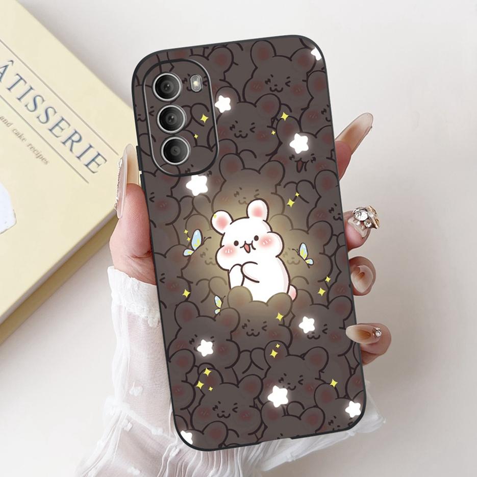 For Motorola Moto G51 G71 5G Case Moto G31 Cute Panda Cartoon Cover Soft Silicone Phone Case For Moto G71 G 31 51 MotoG51 Bumper