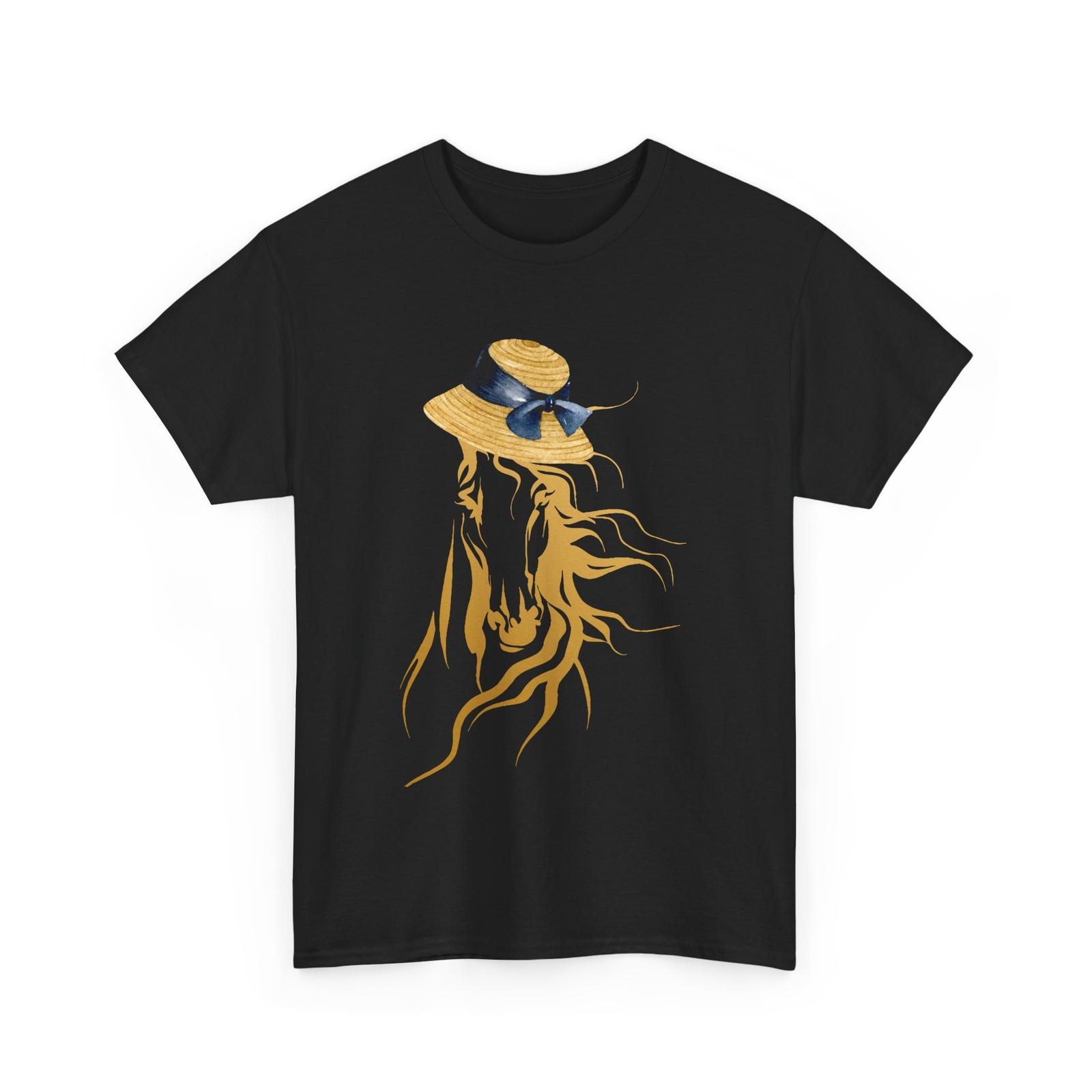 Horse Hat Shirt, Kentucky Horses Racing Derby Day Horse Cute Shirt M