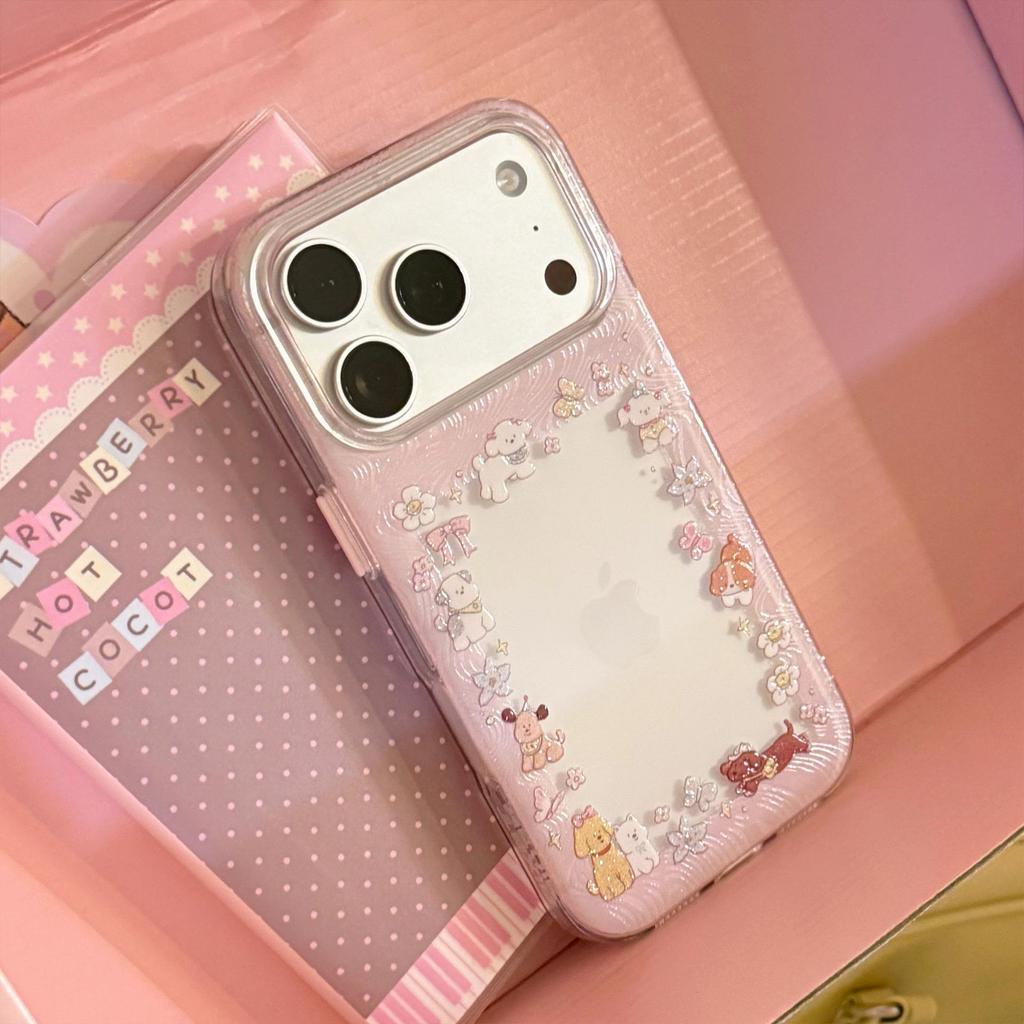 Cute Puppy Phone Case for iPhone 16, iPhone 17, and iPhone 17 Pro Max