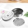 Stainless Steel Nail Toothed Mosquito Coil with Cover Mosquito Coil Ash Tray Creative and Portable Decoration Mosquito Coil Tray