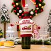 Knitted Bottle Cover Christmas Snowman Designs Champagne Decoration Practical Protective Sleeve For Wine And Gifts