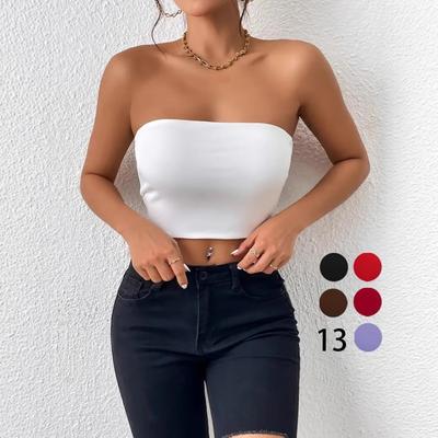 Women's Solid Color Daily Casual Bra, Shockproof and Anti Sagging Bra, No Steel Ring, Women's Chest Wrap, Suitable for Wearing All Seasons