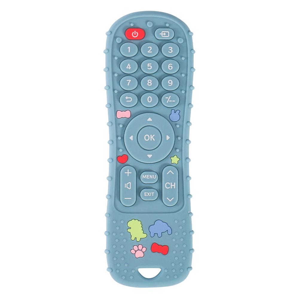 Uzaktan Kumanda Şeklinde Yumuşak Silikon Diş Kaşıyıcı Bebekler İçin İdeal Yumuşak Diş Çıkarma Oyuncağı Mükemmel Çocuk Bayramı Hediyesi