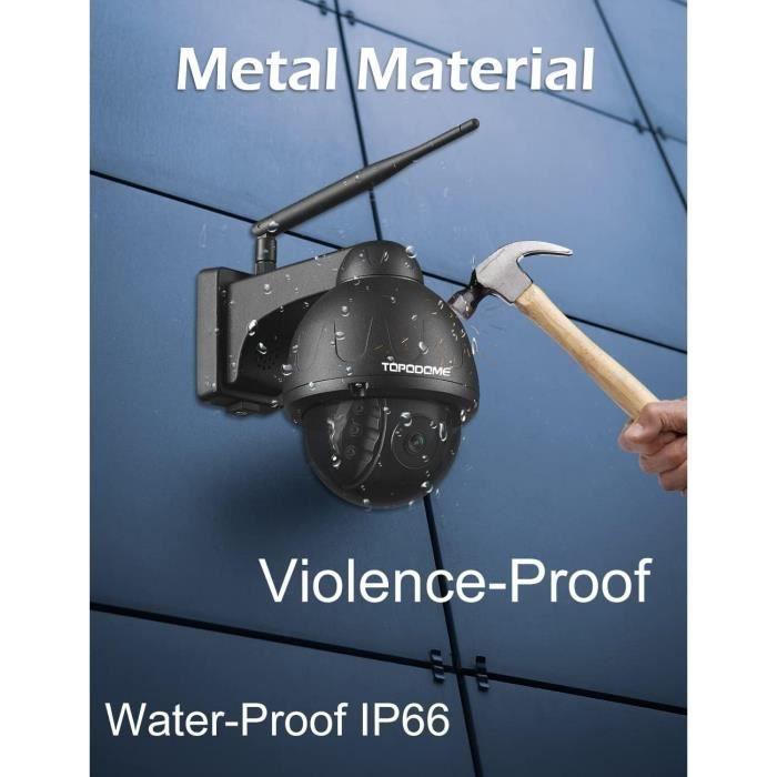 Caméra De Surveillance - Topodome - WiFi - 1080P - Vision Nocturne Starlight