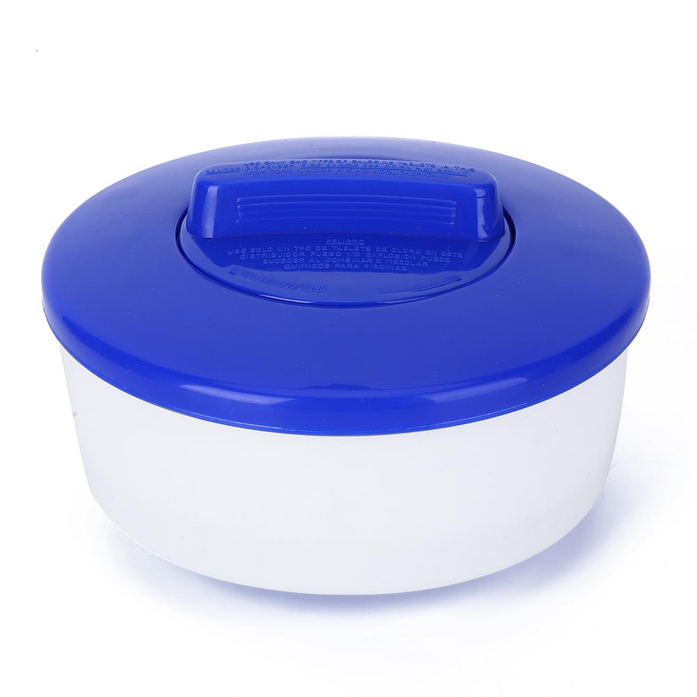 PVC Strong Structure 8 Inch Folding Swimming Pool Chemical Floating Automatic Cleaning Dispenser Spa Accessory