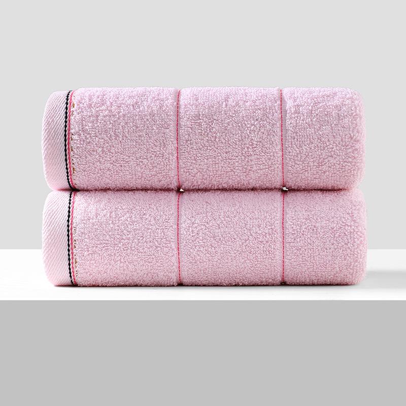Soft, Absorbent Polyester-Cotton Towels - Thickened for Household Use, Face Wash, and Gifts