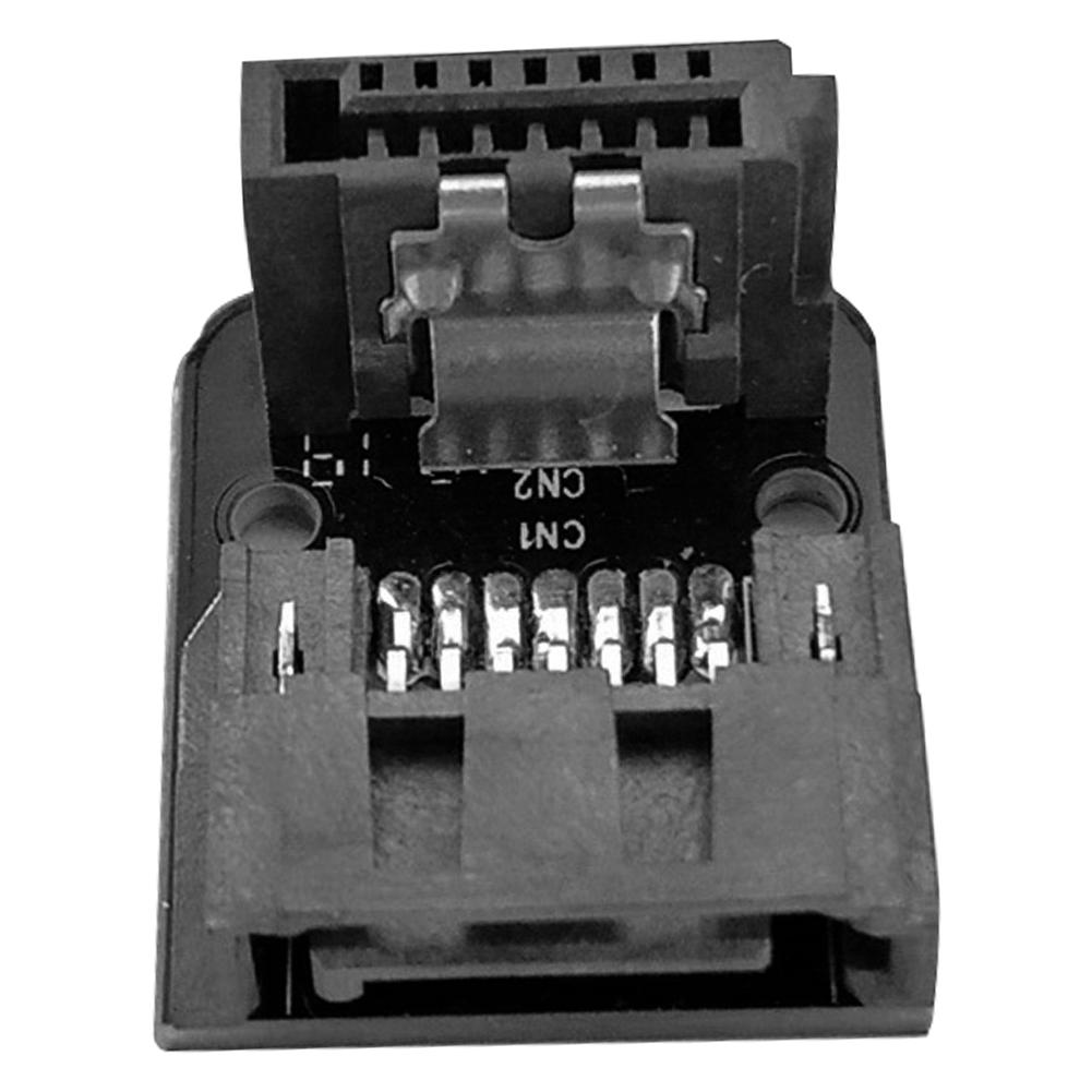 SATA 7Pin Female To 7pin Male Adapter 90 Degree Angle Elbow Adapter 6Gbps SATA 7Pin Adapter Up /Down for Motherboard Mainboard