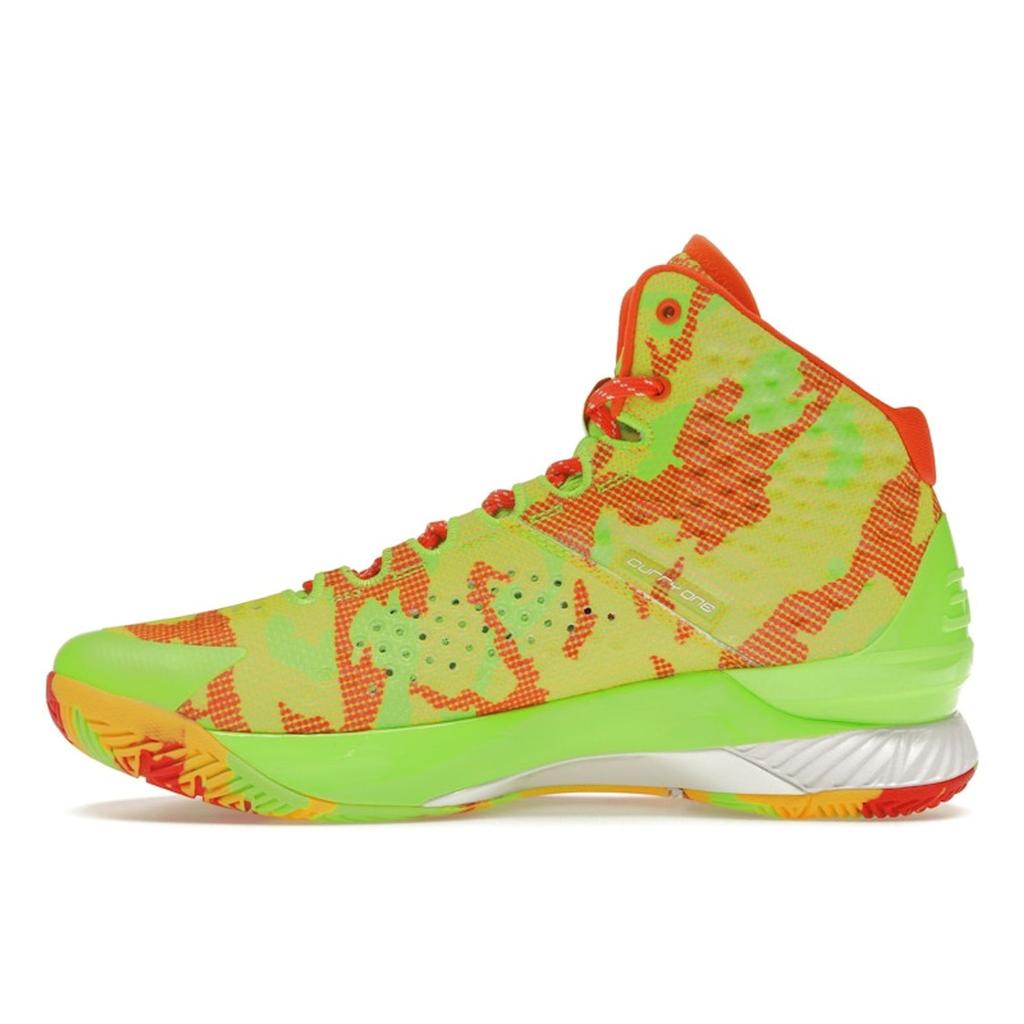 Sour Patch Kids x Under Armour Curry 1 Retro Candy Reign 2022 Męskie Sneakersy Zielony Hiper-Zielony Pomarańczowy Drużynowy 3026196-300