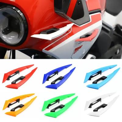 2-teiliges Motorrad-Winglets, Motorrad-Vorderseitenspoiler, aerodynamischer Flügelsatz, Motorrad-Festwindflügel, verwendet für BMW 250SR Yamaha