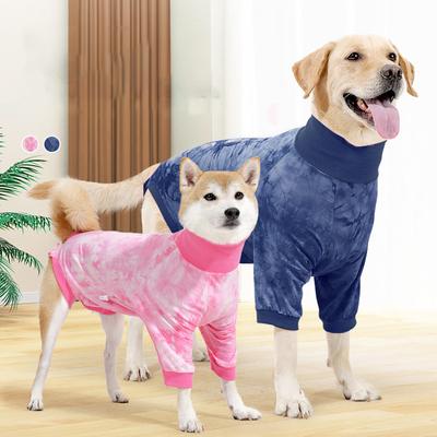 Anti-licking Soft Elastic Cotton Pet Recovery Shirt Croppable Breathable Thin Dog Protective Clothes Pets Accessories for Dogs