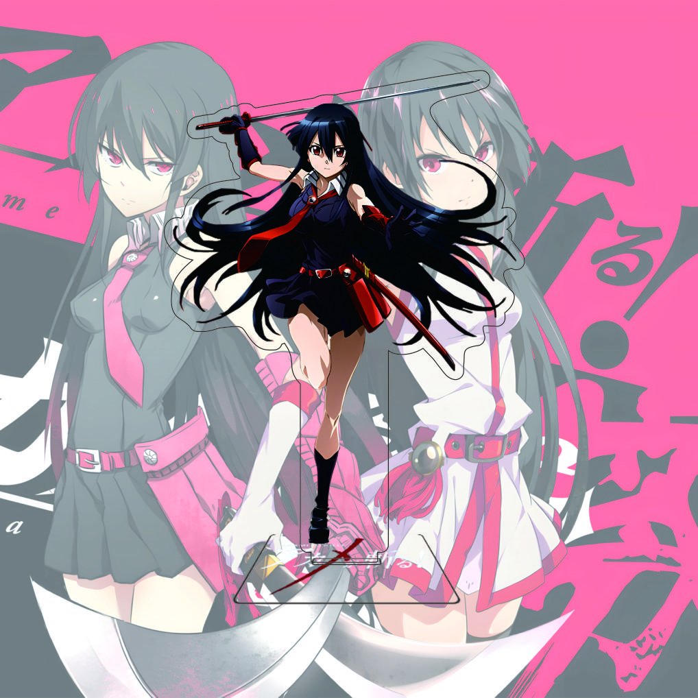 Anime Akame ga KILL 15cm Acrylic Stand Model Cosplay Characters Ornament Accessories Goods Collection Gifts
