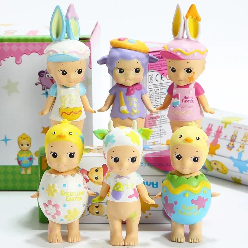 Cute Kewpie Doll Valentine's Day Limited Edition Sonny Angel Animal Action Figure Toys Fox Dog Mouse Limited 1 PCS 8 CM