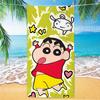 Extra Large Kids Quick Dry Bath Towel Cartoon Character Digital Print Double Sided Flannel Microfiber Beach Towel