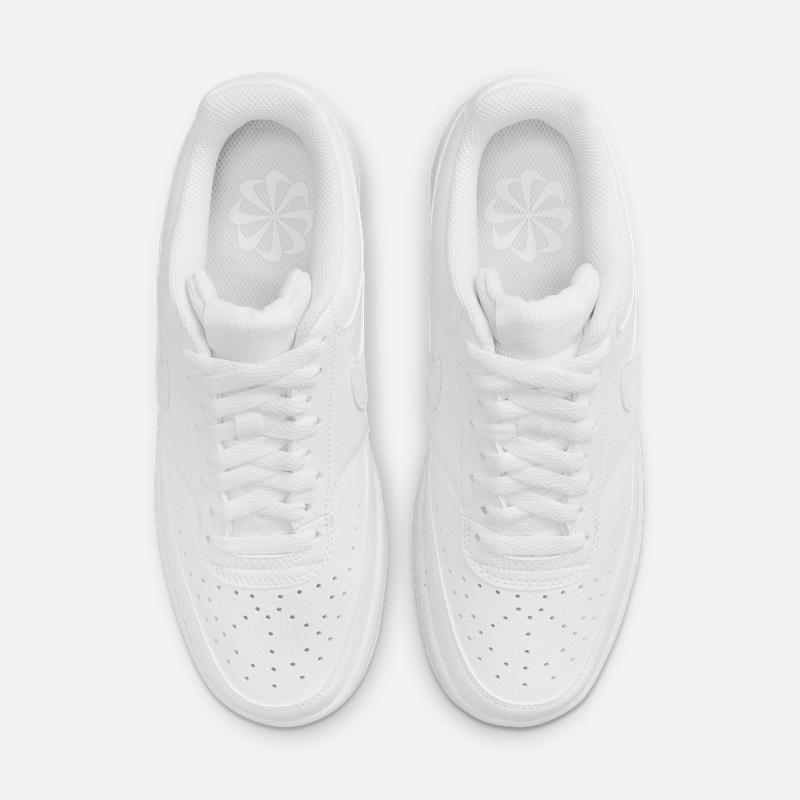 Nike Women's White Sneakers Flat Sole Summer Sports Shoes NIKE COURT VISION LOW DH3158
