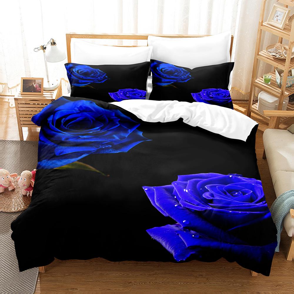 Fashion Technology Printing, 3D Digital Printing, Bedding, Duvet Covers, Pillowcases, Three-piece Sets