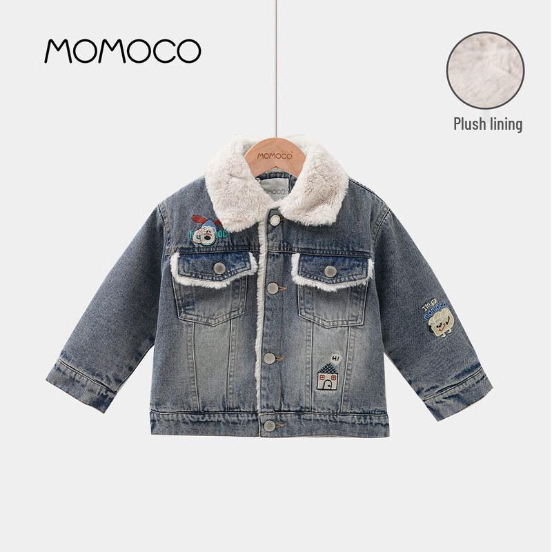 MOMOCO Boys  2025 Winter Casual Denim Jacket 120
