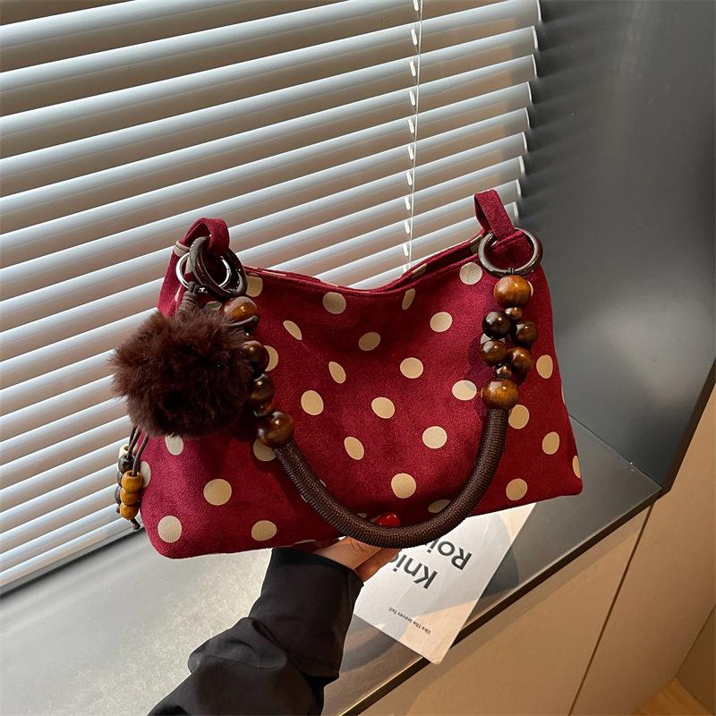 Underarm Bag - Simple Polka Dot Business Bag - Single Shoulder Bag