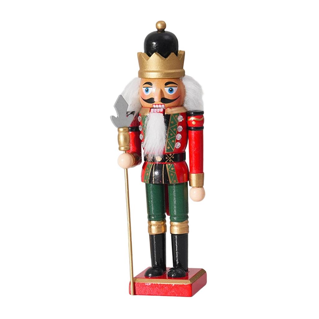 Christmas Nutcracker Figurine Tabletop Ornament 25 cm Tall Classic Traditional