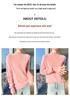Women's Thick Wool Knitted Sweater, Loose Fit, Half-High Neck, Long-Sleeved, Slimming Base Top
