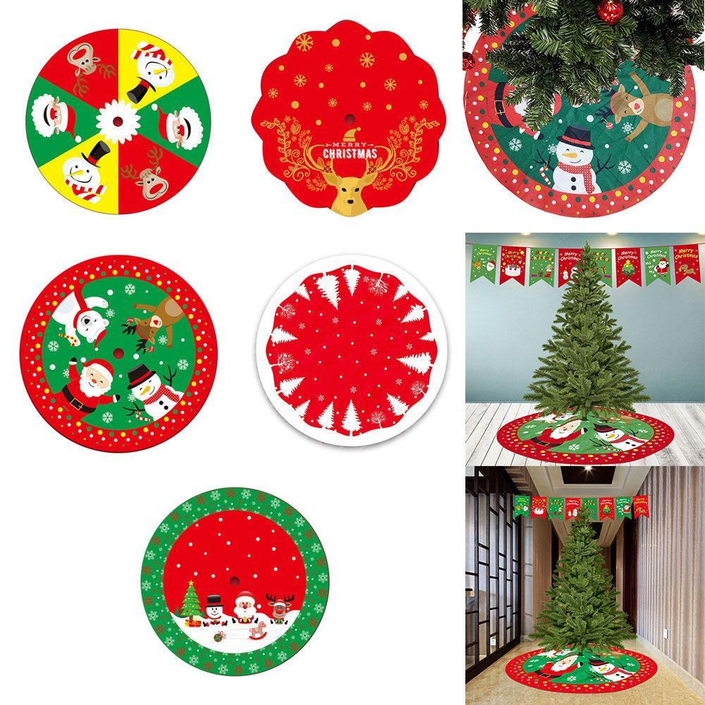 

Рождество С Новым годом Открытый Одеяло Рождественская Елка Юбка Ковер Коврик Рождественский Напольный Чехол