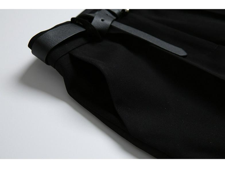 Women's Off-White High-Waist Slim Cigarette Pants - Light, Straight, Casual Spring Style