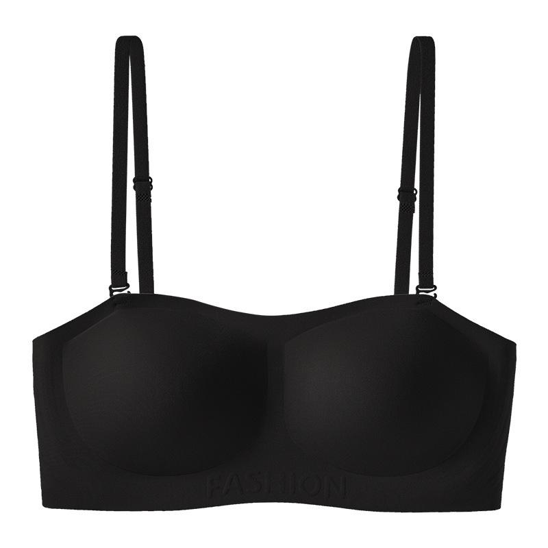 Liquid foundation, strapless underwear, women's small breasts gather, non-slip, invisible seamless tube top, bra cover bra