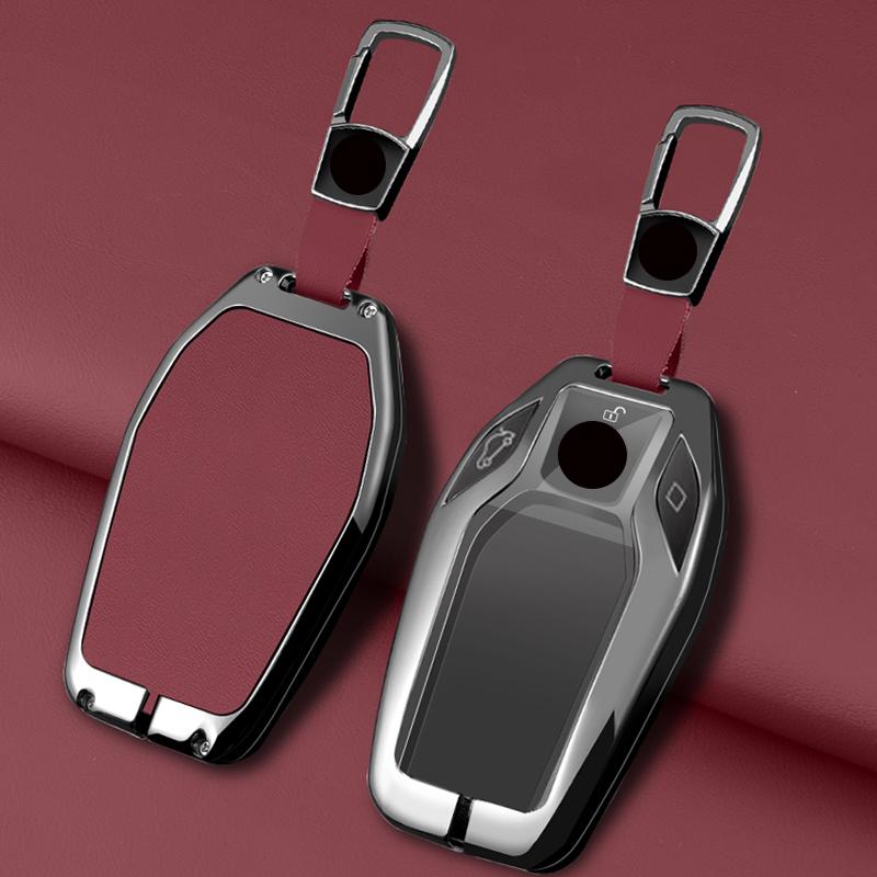 Zinc Alloy Car Key Case For Bmw G30 G12 G11 G32 G31 5 7 Series I8 I12 I15 G01 X3 X4 G02 G05 X5 G07 X7 Keychain Accessories