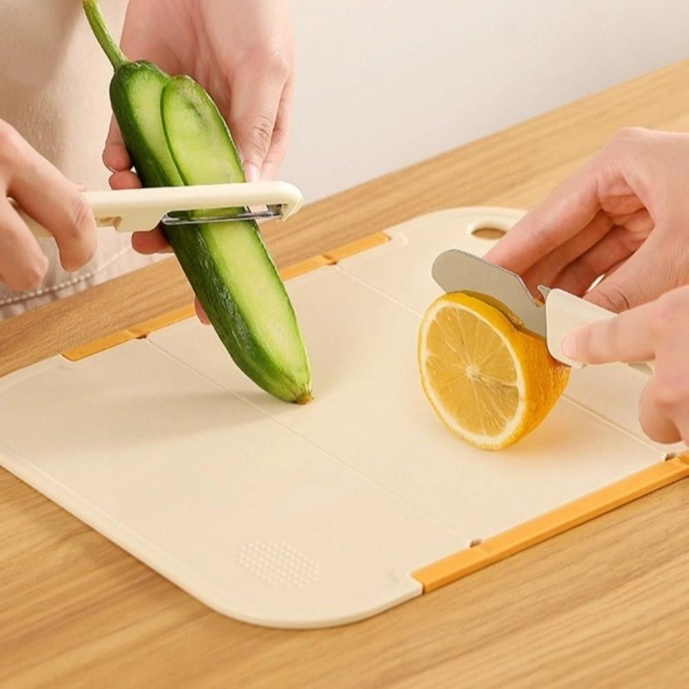 Non-Slip Folding Cutting Board Food Grade Baby Food Board Kitchen Chopping Board  Fruits Cutting