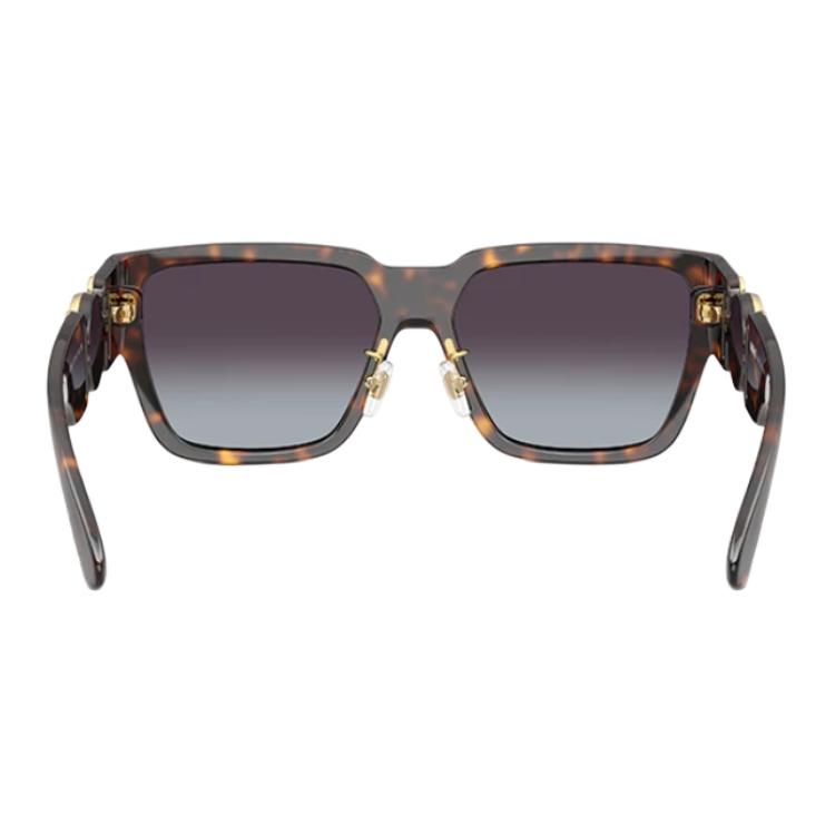 Versace Logo Design Square Sunglasses Unisex Sunglasses Havana 0VE44831088G