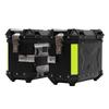 Motorcycle Side Case Aluminum Alloy 28L with Safety Lock Shockproof Side Saddlebag Box for Helmet Luggage