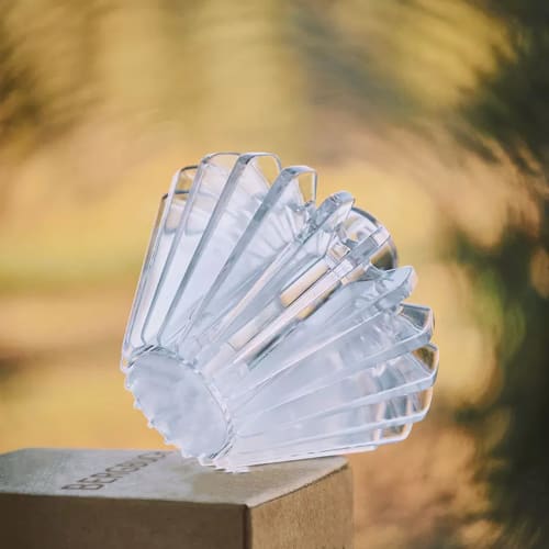 BERGBUCH V60 Rinse Assist Tool "1006" - Coffee Filter Paper Compatible with Most Conical Drippers and Filters, Including V60, CT62, Origami, and Kadou