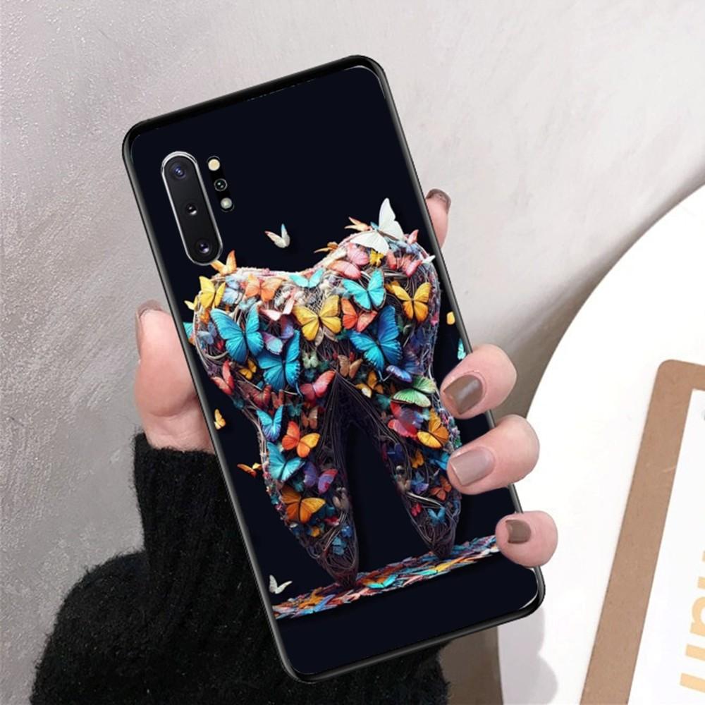 Dentist Pattern Tooth Phone Case For Samsung Note 8 9 10 20 Pro Plus Lite M 10 11 20 30 21 31 51 A 21 22 42 02 03