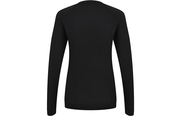 Li Ning Sweatshirts Women's Black Crew Neck Moderate Regular AUDR110-1