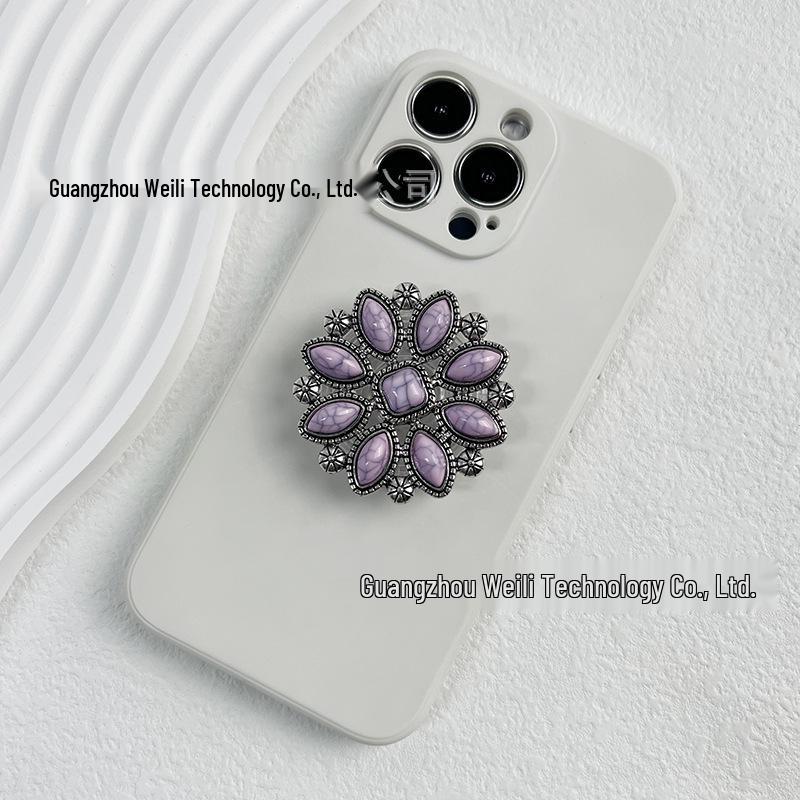 

Retro Turquoise Telescopic Mobile Stand with Transparent Airbag