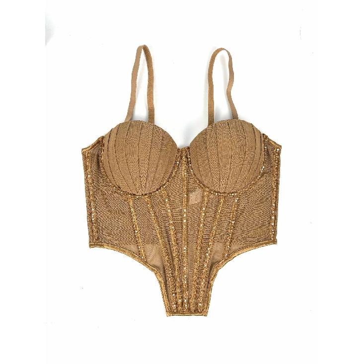 

Корсети, модний та елегантний жіночий одяг 38C/85 коричневий