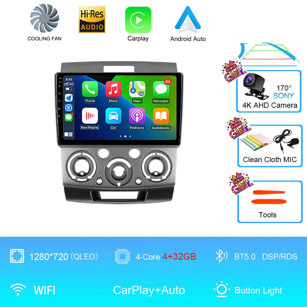 

Автомобильное радио 9 Android 14 для Ford Everest Ranger Mazda BT50 BT-50 2006 2007 - 2010 стерео GPS навигация мультимедиа видеоплеер CHINA