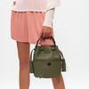 COACH Lora Leather Drawstring Water Bucket, Fringe Bag, Handbag, Shoulder Bag Women's Green 651-V5QUF