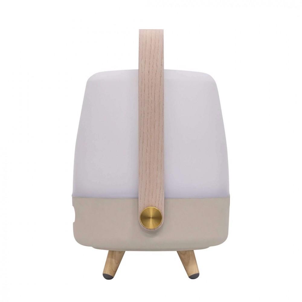Portable Lamp with Speaker Lite-Up Play Mini Beige