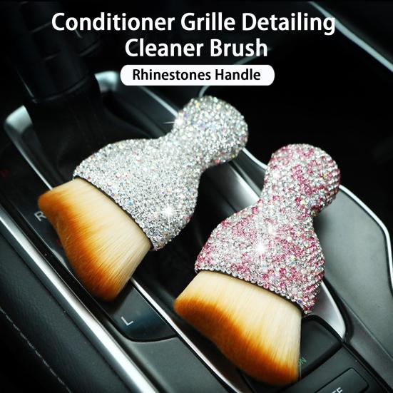 

Эффективная щетка для выпуска воздуха со стразами, гладкая щетина, чистая