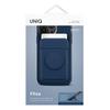 UNIQ Flixa magnetic card wallet with stand navy blue
