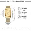 Mens Fashion Sports Watches Simple Men Luxury Gold Business Ultra Thin Stainless Steel Mesh Belt Quartz Watch