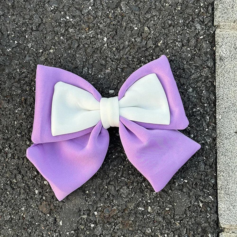 Motorcycle Helmet Decoration 3D Dual-color Bow Electric Bike Helmet Accessories for Car Body Decoration Bowknot For Girl Women