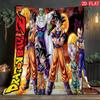 Dragon Ball Light Thin Blanket Breathable Flannel Blanket for Sofa Bed Daily Home Use THW