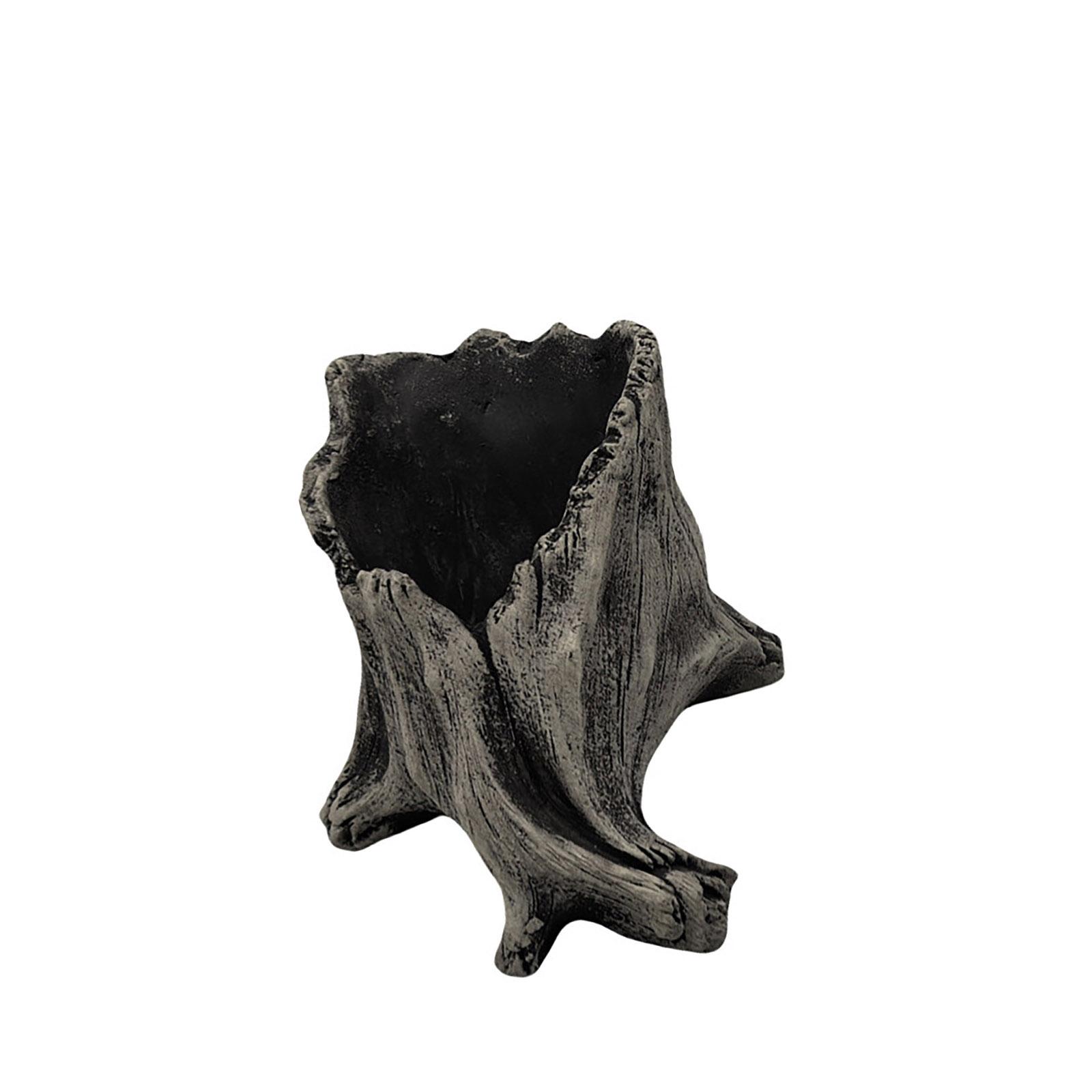 

Искусственная коряга, суккуленты, кашпо в деревенском стиле, кактусы, цветочные горшки для маленьких растений, цветочная композиция, скульптура пней A